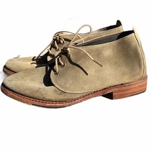 Vintage Shoe Company Suede Chukka Booties Handmade